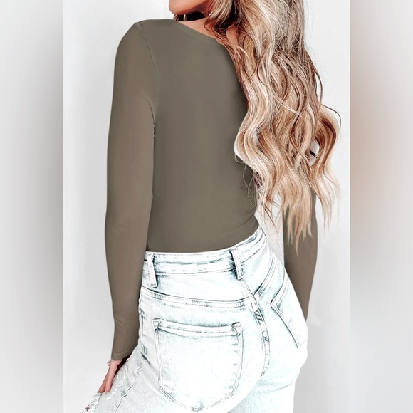 Mesh Sleeve Bodysuit - Picture 5 of 6